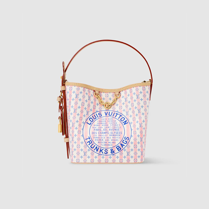 lv louis vuitton all in bb lv stamp mini monogram bucket handbag #m29115